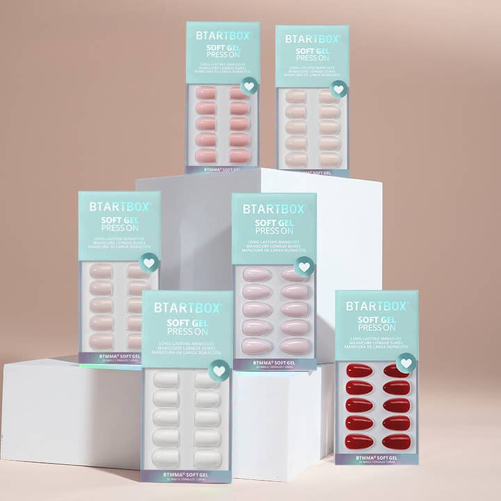 Solid Color Plain Press On Nails - Pure Fake Nails for Women for wholesale by BTArtboxnails