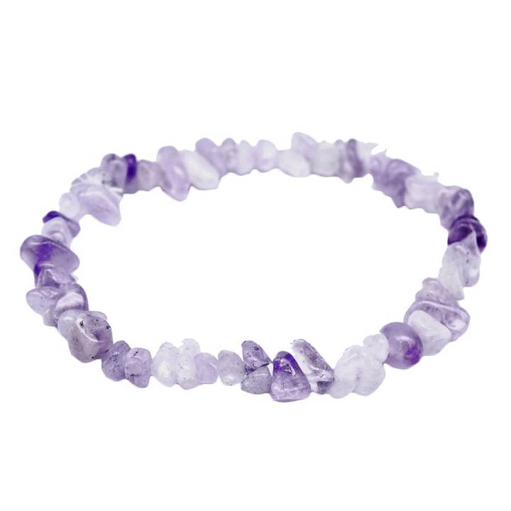Baroque Lavender Amethyst Bracelet for wholesale by Artisans de Madagascar