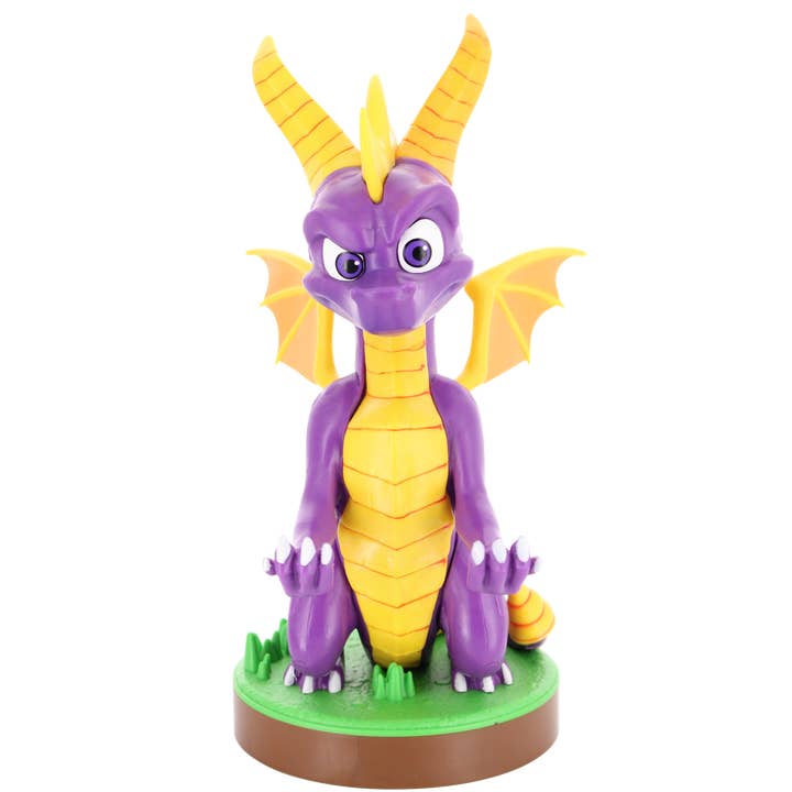 EXG Pro Collectibles - Wholesale Figurine Toy - Kids - Spyro Cable Guys Original Controller and Phone Holder