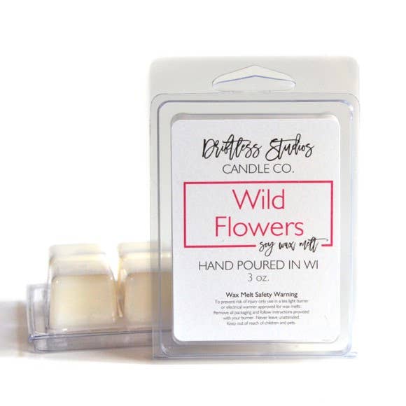 Wild Flowers Soy Wax Melts - 3oz. for wholesale by Driftless Studios