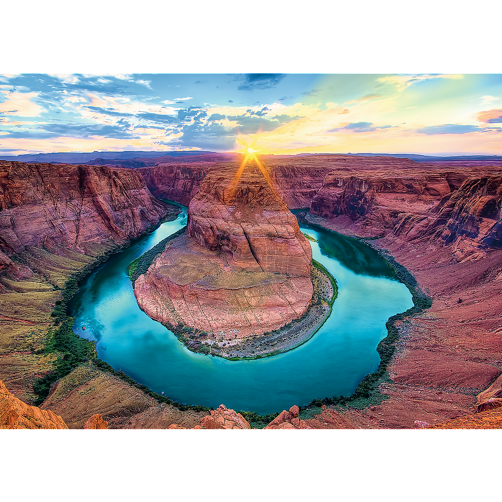 Trefl USA - Wholesale Puzzle - Adult - Trefl Red 500 Piece Jigsaw Puzzle - Grand Canyon USA1