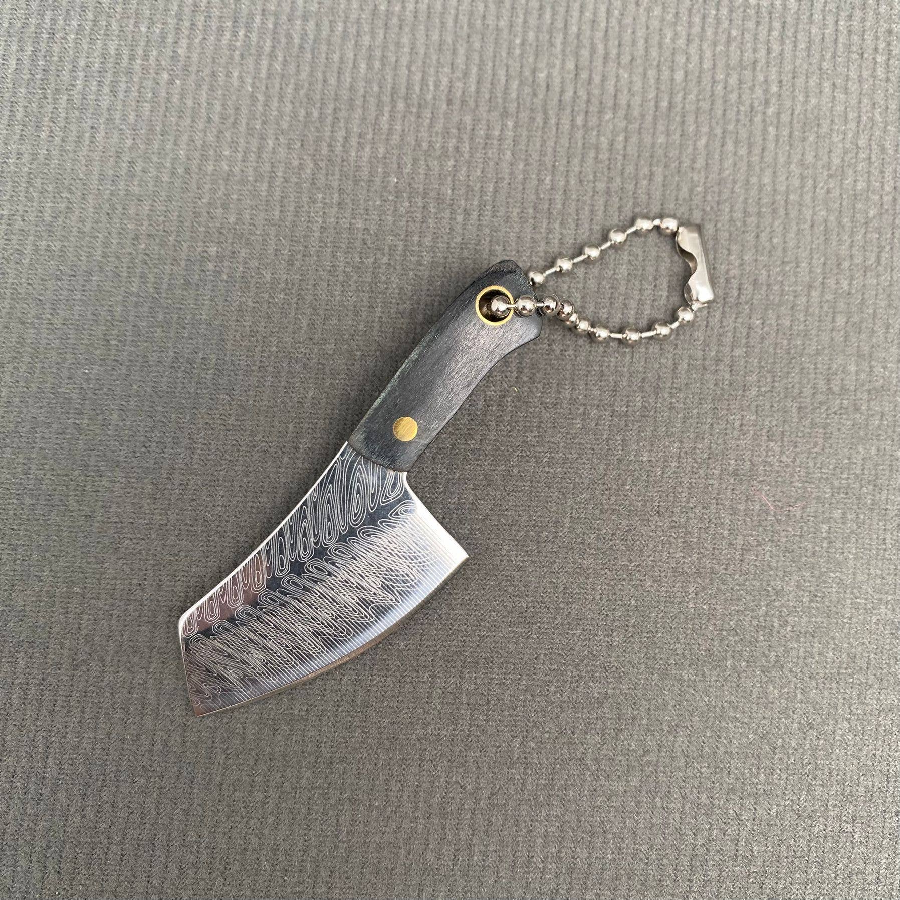 Mio Queena - Wholesale Pocket Knife/Holder - Black Wooden Handle Mini Stainless Steel Knife with Cover4