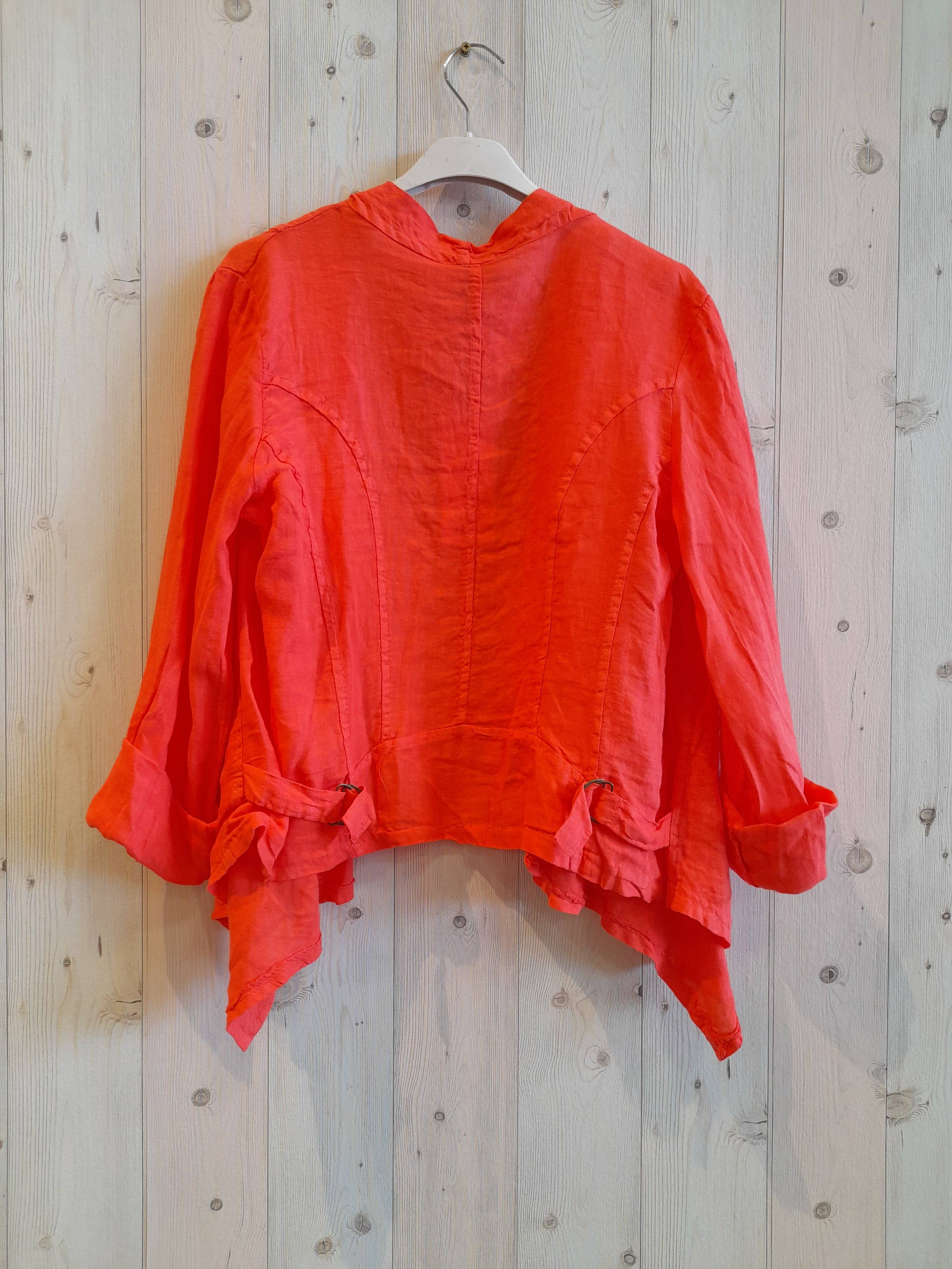 Linen & More - Wholesale Jacket - Women's - REF 192 SHORT CARDIGAN 100% LINEN1