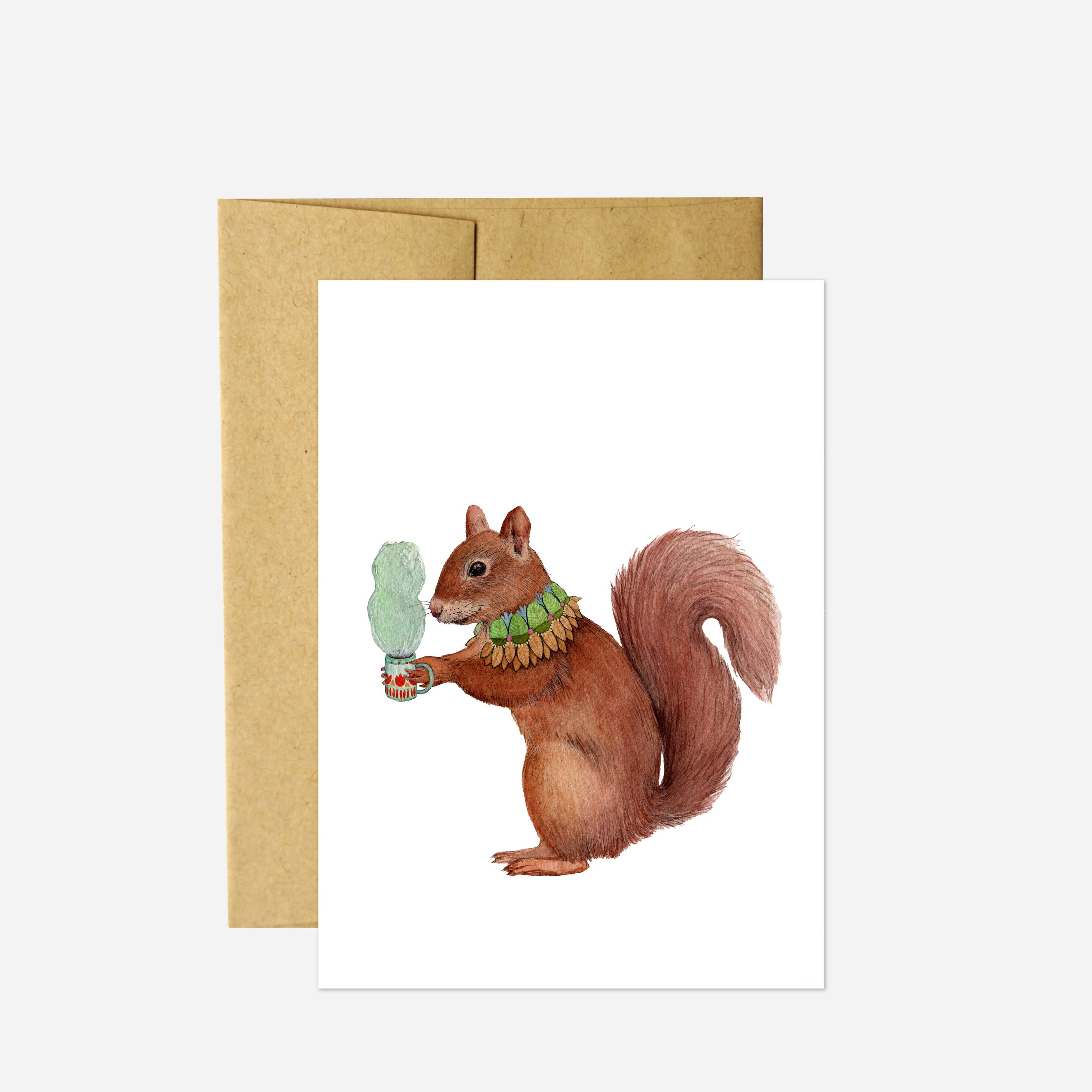 Polanshek of the Hills - Vente Carte de vœux classique - Carte - Créatures et Tasses - Samuel l'Écureuil0