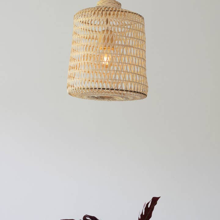 Lanna Passa - Vendita all'ingrosso Lampadario/lampada a sospensione - Cestino per trappola da pesca asiatica riutilizzato Bamboo Light2