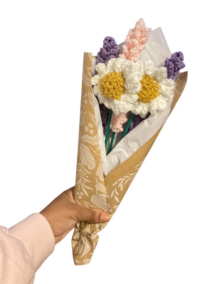 Bouquets de fleurs au crochet pour la vente par Trperrymakes