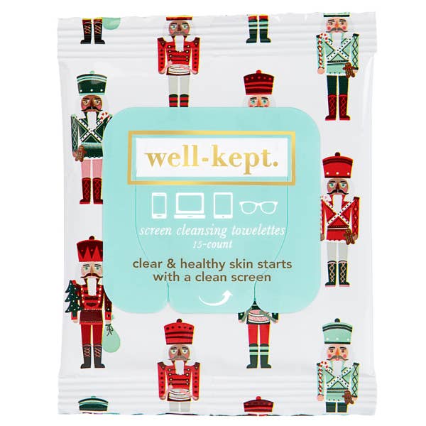 Well-Kept, Screen Wipes - Wholesale Cleaning Cloth - Nutcracker Screen Cleansing Towelettes/ Tech Wipes0