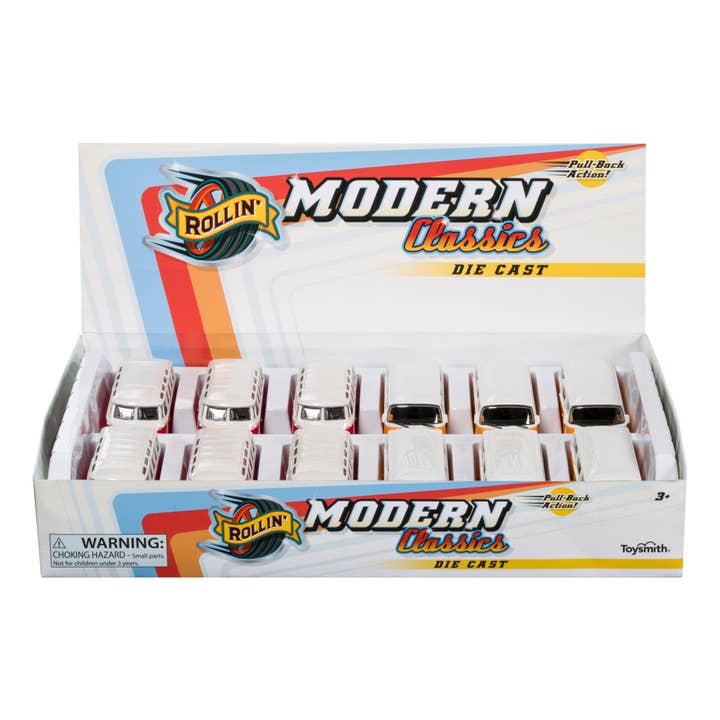 Toysmith - Wholesale Toy Car/Truck - Kids - Rollin' Volkswagen Van Assortment-Modern Classics Die-Cast1