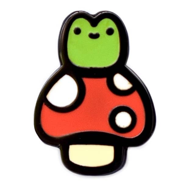 Mushroom Frog Toad Pall Mini Pin för wholesale av Tomato Tomago