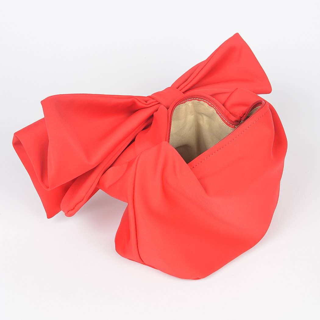 3AM BY H&D ACCESSORIES – wholesale Kuvertväska - Dam – Nylonväska med rosett och handtag, dam Clutch4