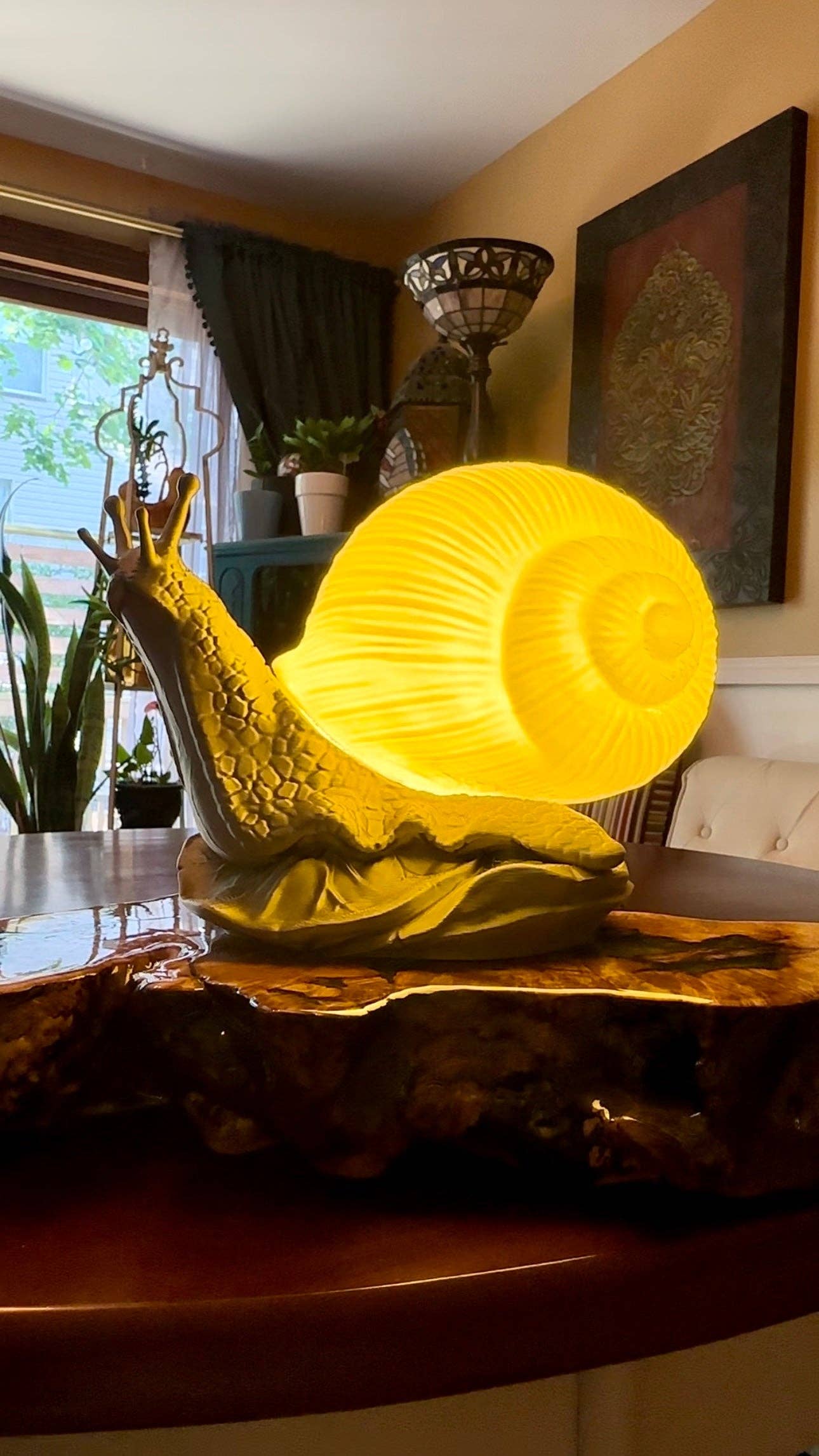 Faux Theory Design - Wholesale Figurine Lamp - 3D Printed Snail Accent Lamp/Night Light2
