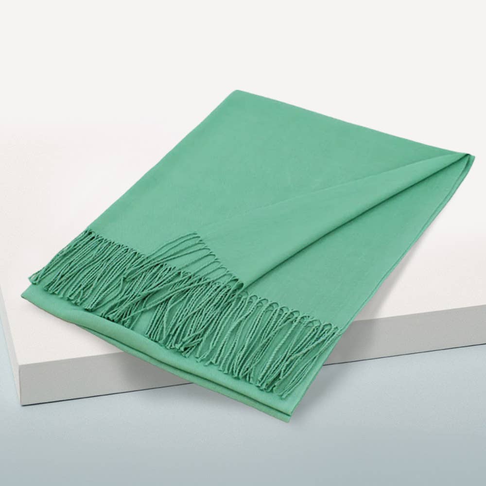 Sensibling Corp. - Vente Écharpe – femme - Écharpe châle unie en pashmina29