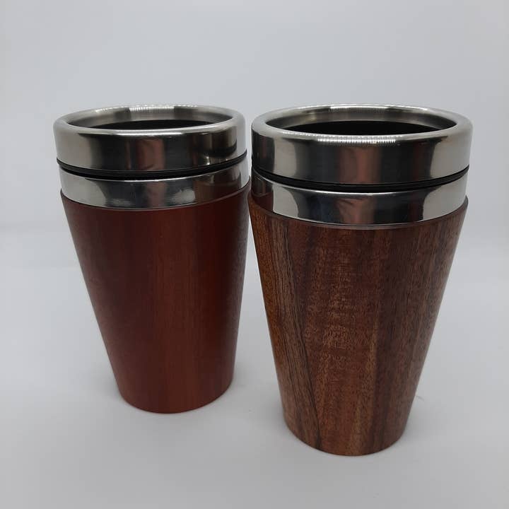 Lyons Woodturning - Wholesale Insulated Mug/Tumbler - Timber Travel Mug (10oz or 16oz)6