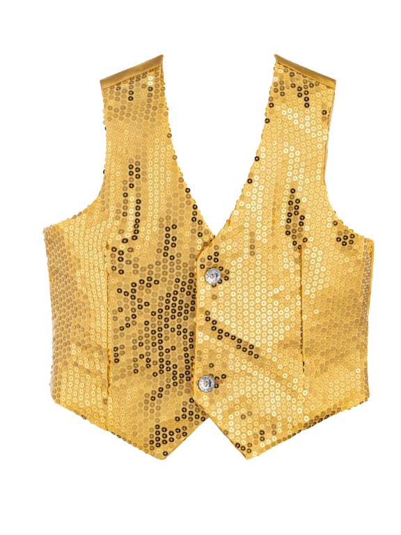 Dress Up America - Vendita all'ingrosso Costume di carnevale - Donna - Costume da gilet con paillettes dorate