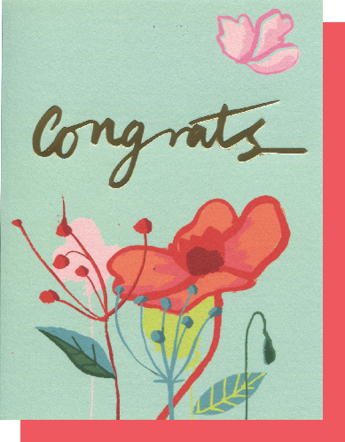 Big Wheel Press – wholesale Birthday card – Wild Poppies3