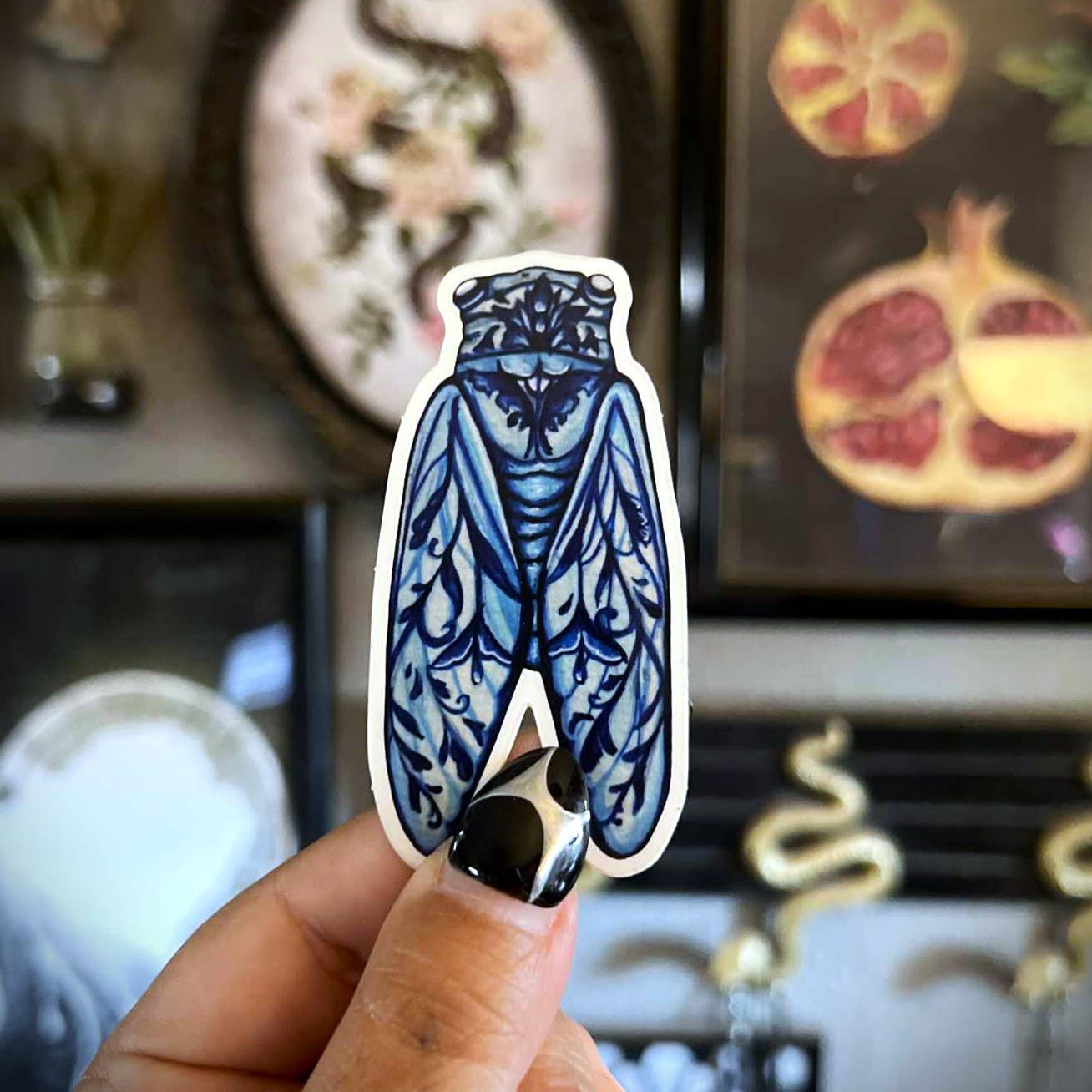 Raicodoll - Wholesale Sticker - Ceramic Nature Illustrations | Die-Cut Stickers2