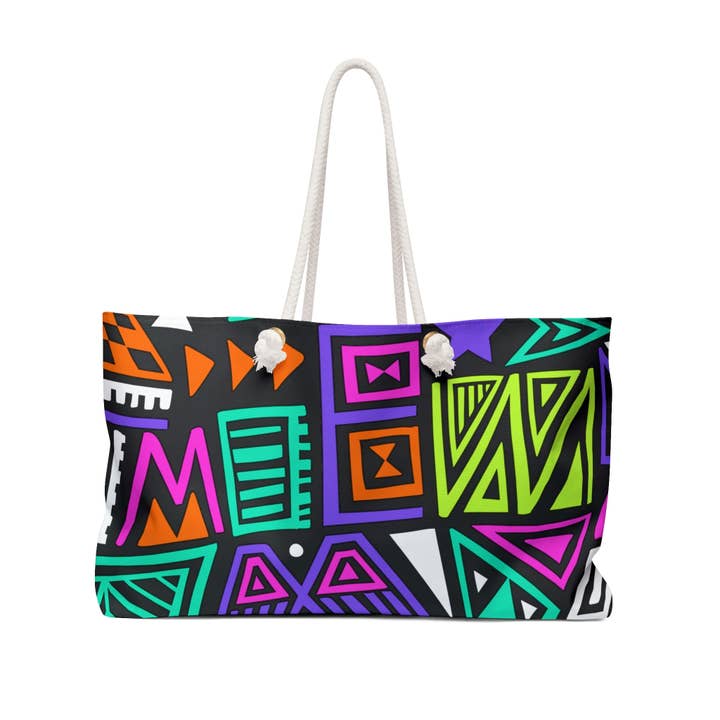 Impressão abstrata praia/Totes bag por atacado de GiftJunkie