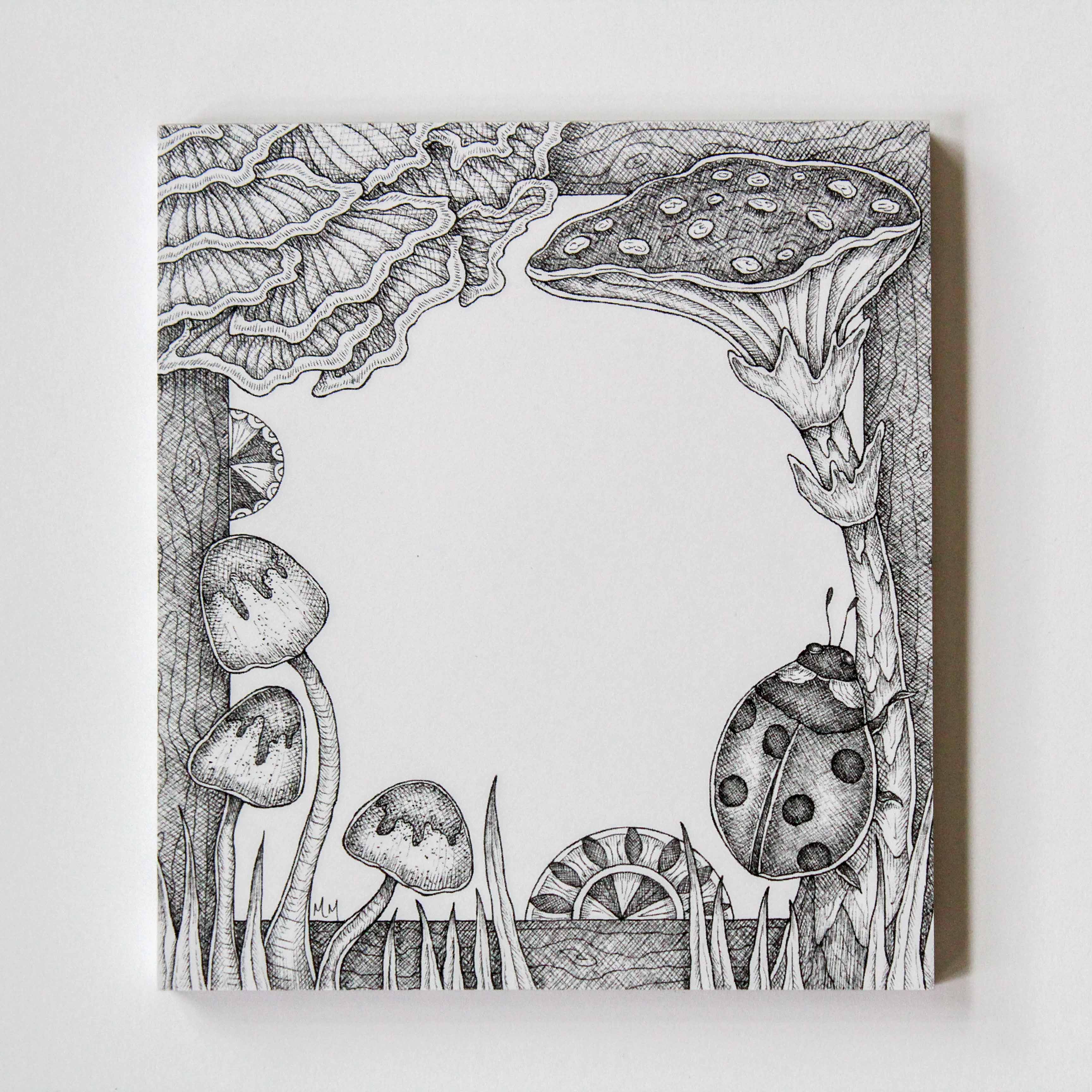 Mackenzie Myrick Studio - Wholesale Notepad - Mushrooms | Mini Notepad1