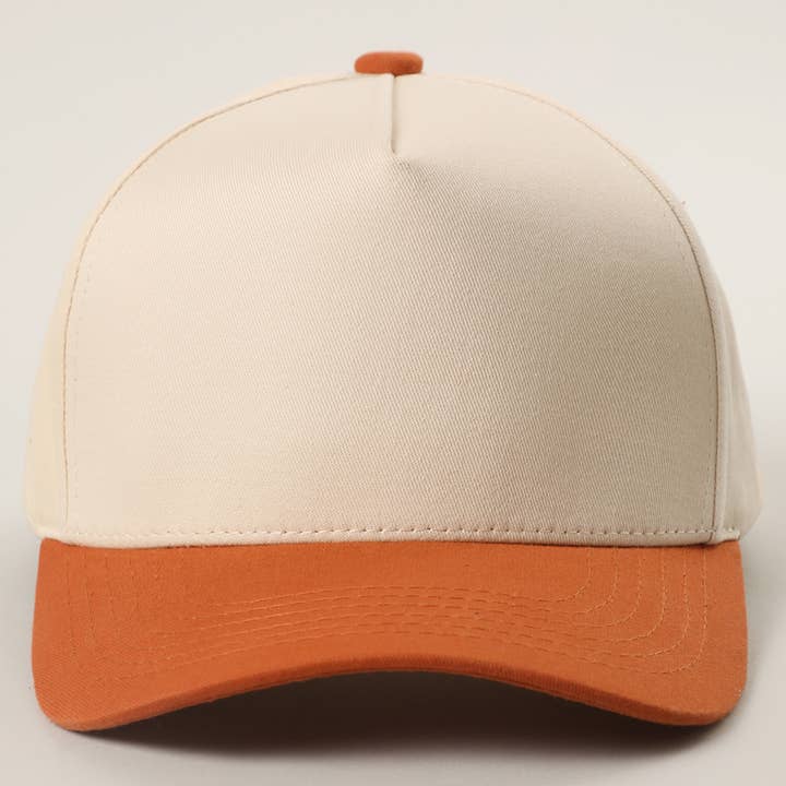 Fashion City - Wholesale Baseball Cap - Unisex - Plain Two-Tone Canvas Cotton Trucker Hat66
