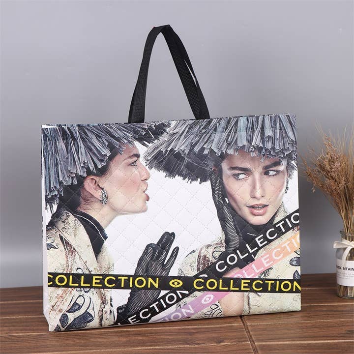 50pcs, 3 Sizes Fashion Girl Collection Non-Woven Gift Bag for wholesale by ByHome