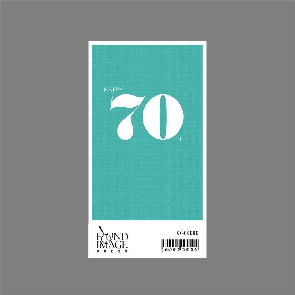 Found Image Press – Engroshandel Klistermærke – Klistermærke HB-493 Tillykke med de 701