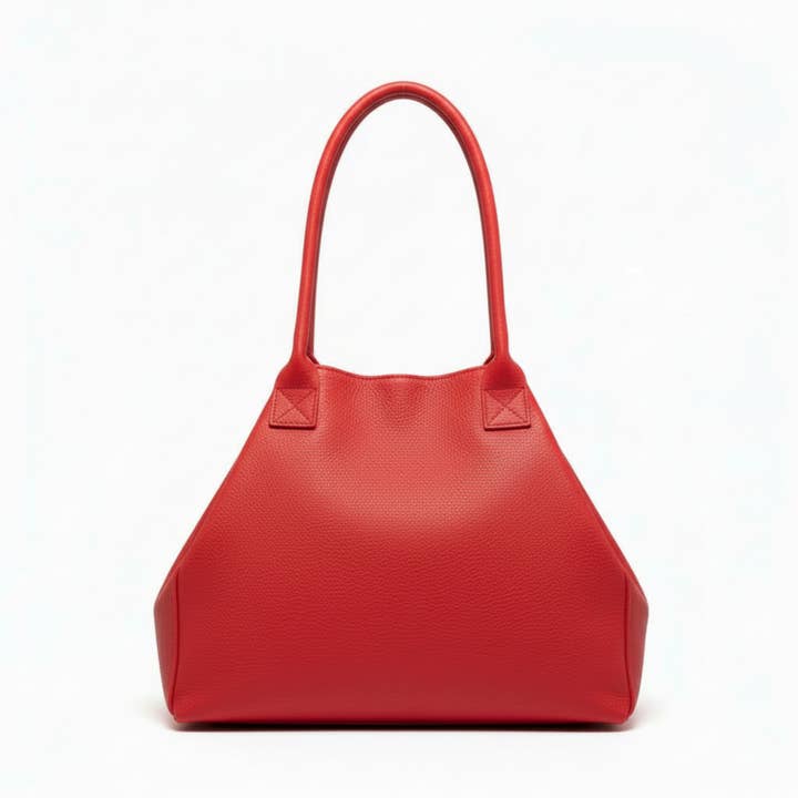 Sac cuir LOLA Dollaro Rouge Vif pour la vente par ZEEN