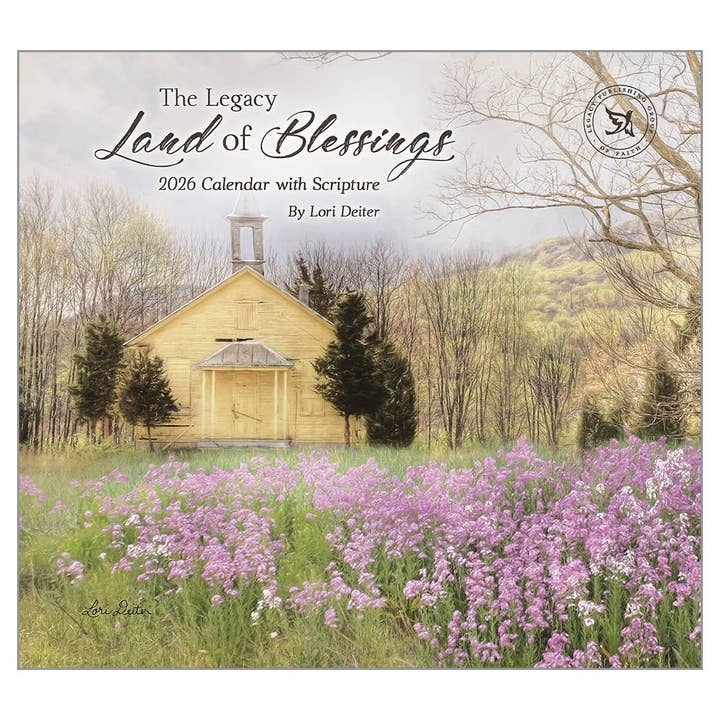 Land of Blessings 2026 Faith Wall Calendar for wholesale by Legacy