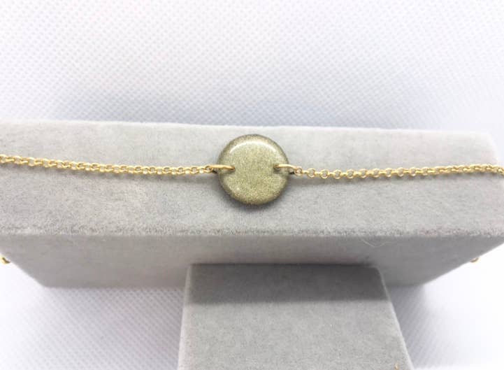 La Chaumière à Bijoux - Wholesale Charm/Dangle Bracelet - Gold plated holographic sand bracelet0