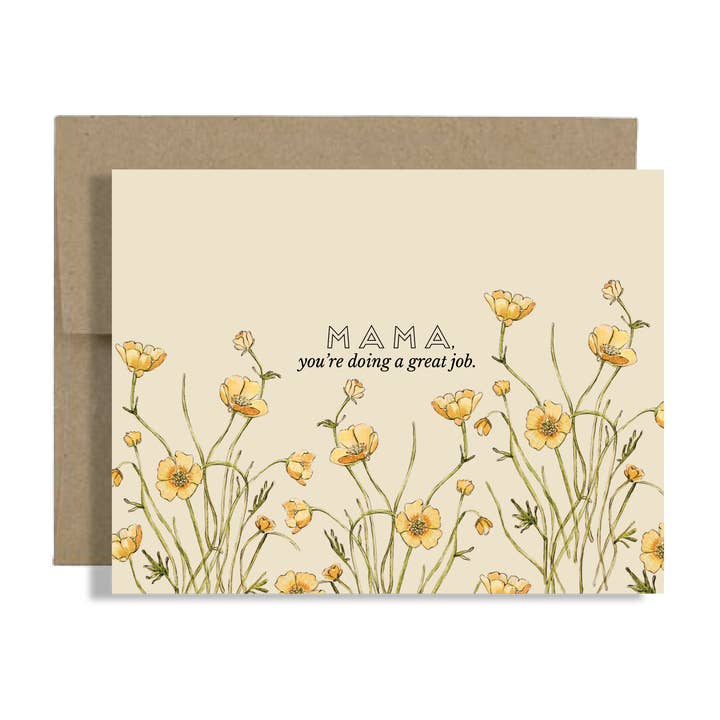 Mama, You're Doing a Great Job Card for wholesale by Common Silver