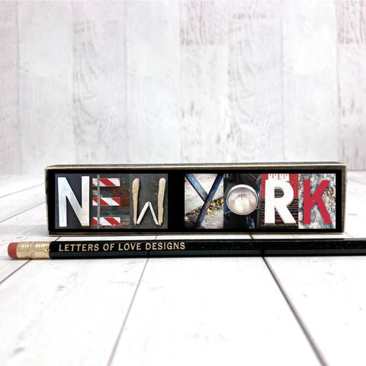New York Gifts, New York Sign, Alphabet Photography Letters for wholesale by Letters Of Love Designs