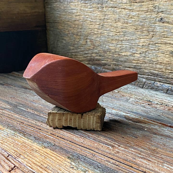 Handcrafted Solid Wooden Birds for wholesale by The Haven Woodshop