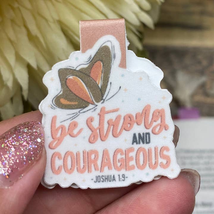 Butterfly Bible Verse Magnetic Bookmark for wholesale by Dear Bold Believer