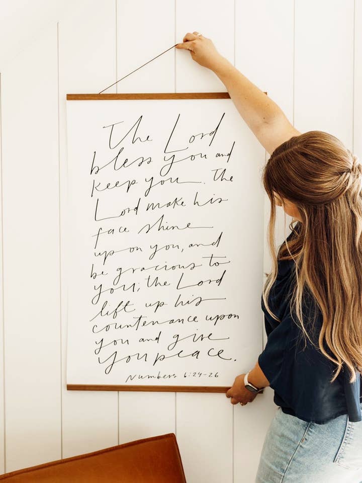 Plakat: Herren velsigne dig for engroshandel hos Jenessa Wait