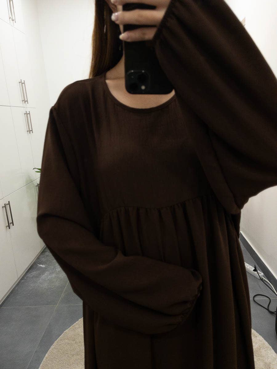 IDEAL OUTFIT - Wholesale Kaftan - Dames - 2-delige khimar en abaya set in jazzstijl ref:e2326+2501jazz14