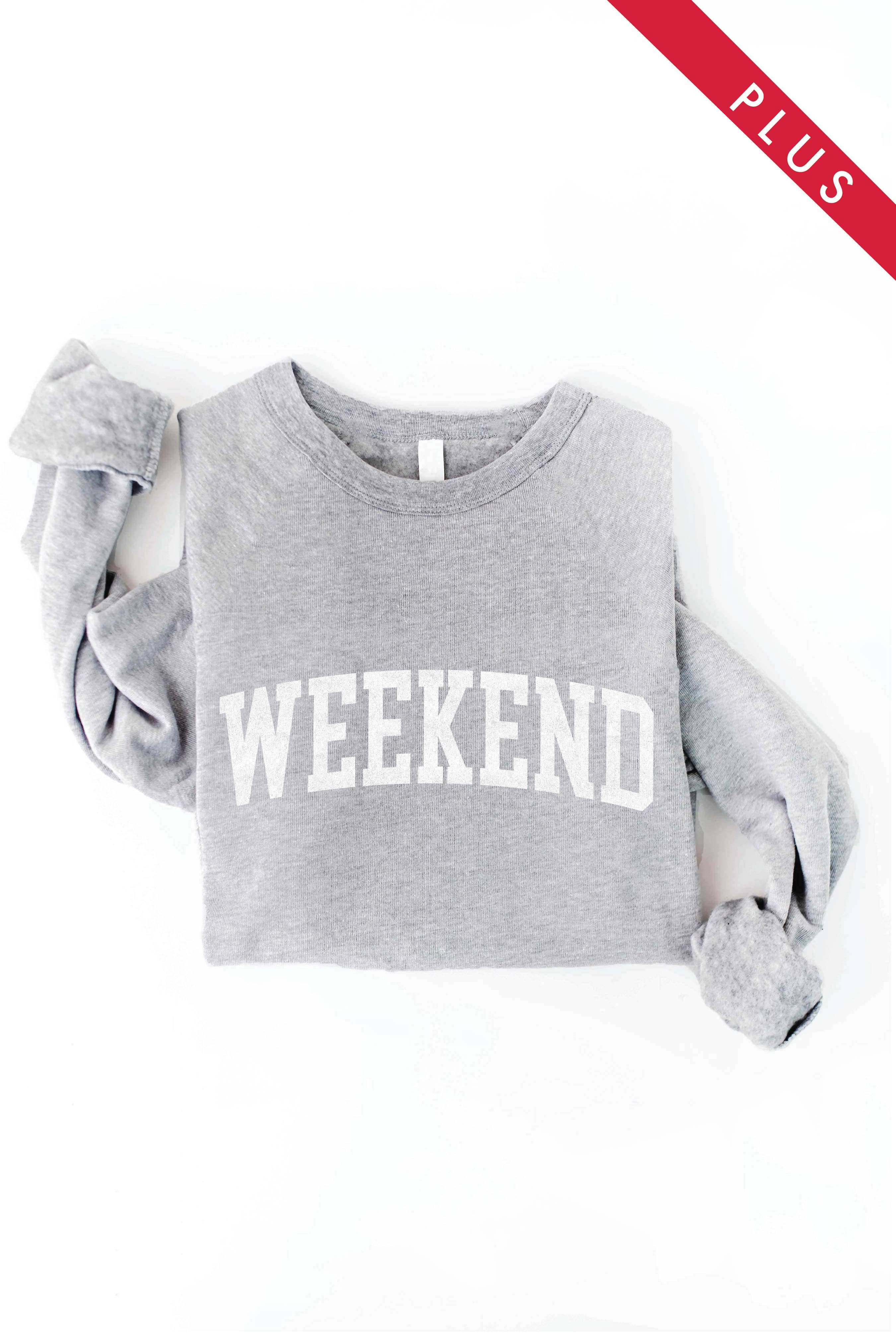 OAT COLLECTIVE - Wholesale Graphic Sweatshirt - Women's - WEEKEND Plus Graphic Sweatshirt15