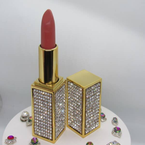 Elise Pink - Wholesale Lipstick - Glamour Lipstick "Celebrity" with Rhinestones6
