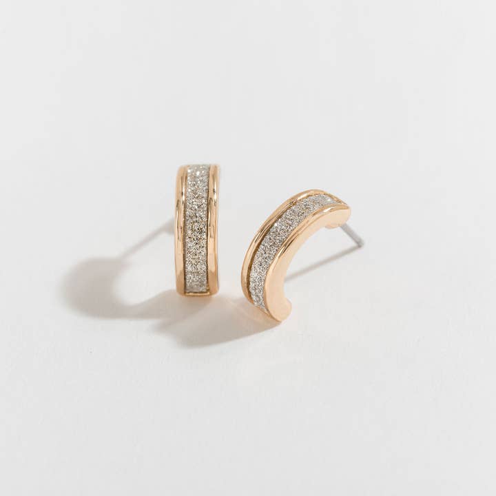 Howard's – wholesale Hoop earrings – Glitter Hoop Ear Sense Hoop Earrings