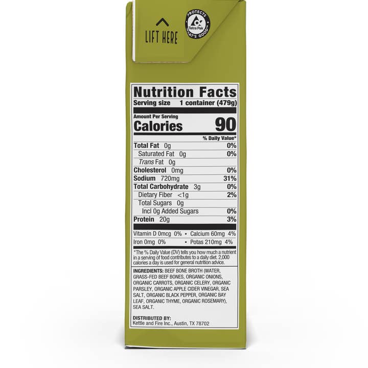 Kettle & Fire - Wholesale Broth - Regenerative Beef Bone Broth 16.9oz2