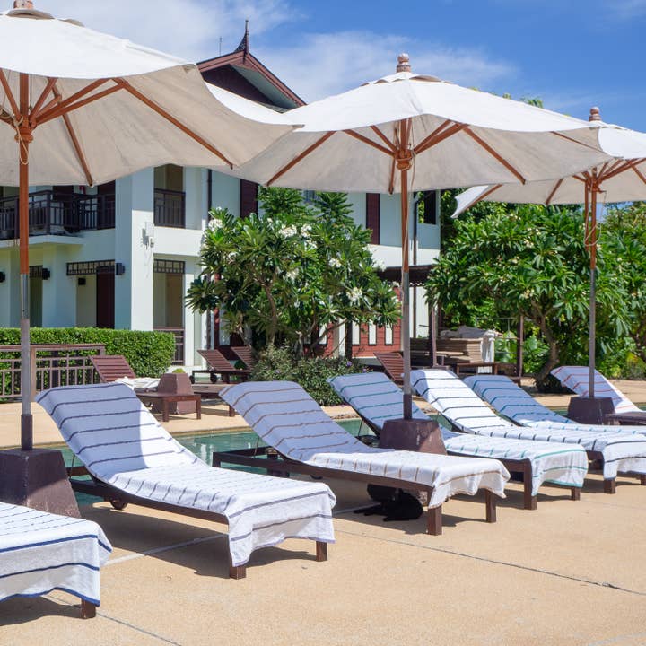 Arkwright Home - Wholesale Beach Towel - 2 Pack of Chaise Lounge Chair Towels, Fitted Pocket17