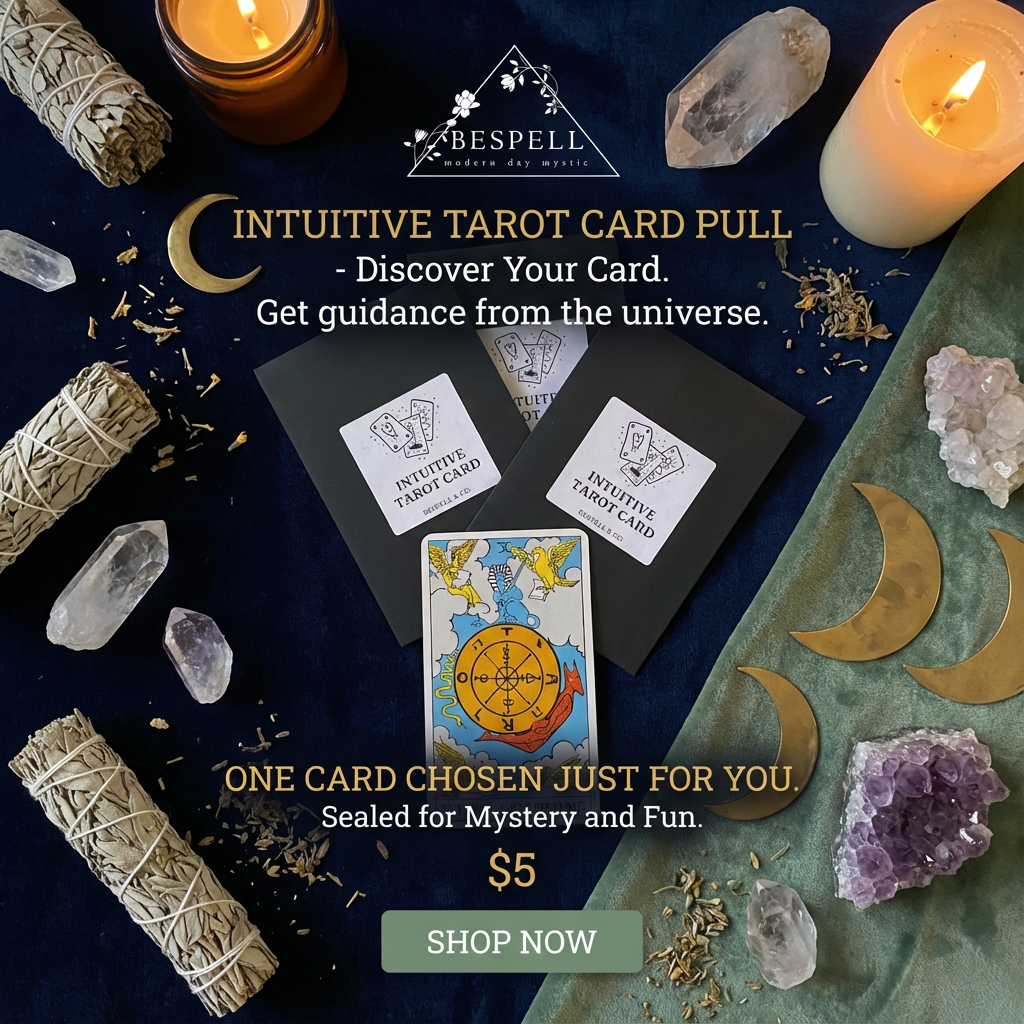 Bespell & Co. – wholesale Tarot cards – Mystery Intuitive Tarot Card (Single Card)5