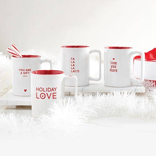 Santa Barbara Design Studio by Creative Brands - Wholesale Coffee Mug - Holiday Organic Mug - Holiday Love