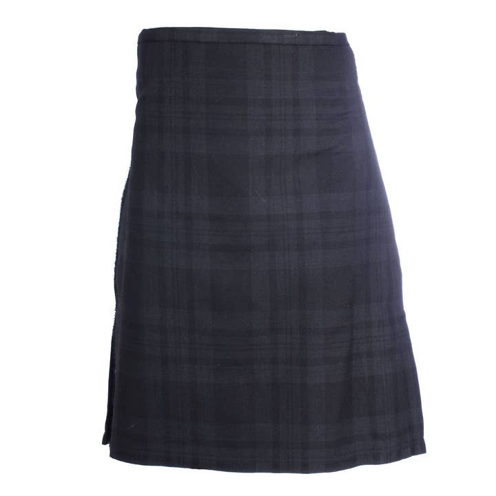 Clearance MTM Wool Kilt - 8 Yard - Black Isle - Waist 30 Length 24 for wholesale by The Scotland Kilt Company