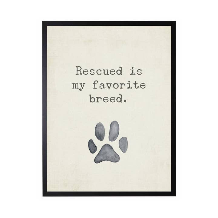 Paw Print, Reddet er mit yndlingscitat for engroshandel hos Antique Curiosities Inc