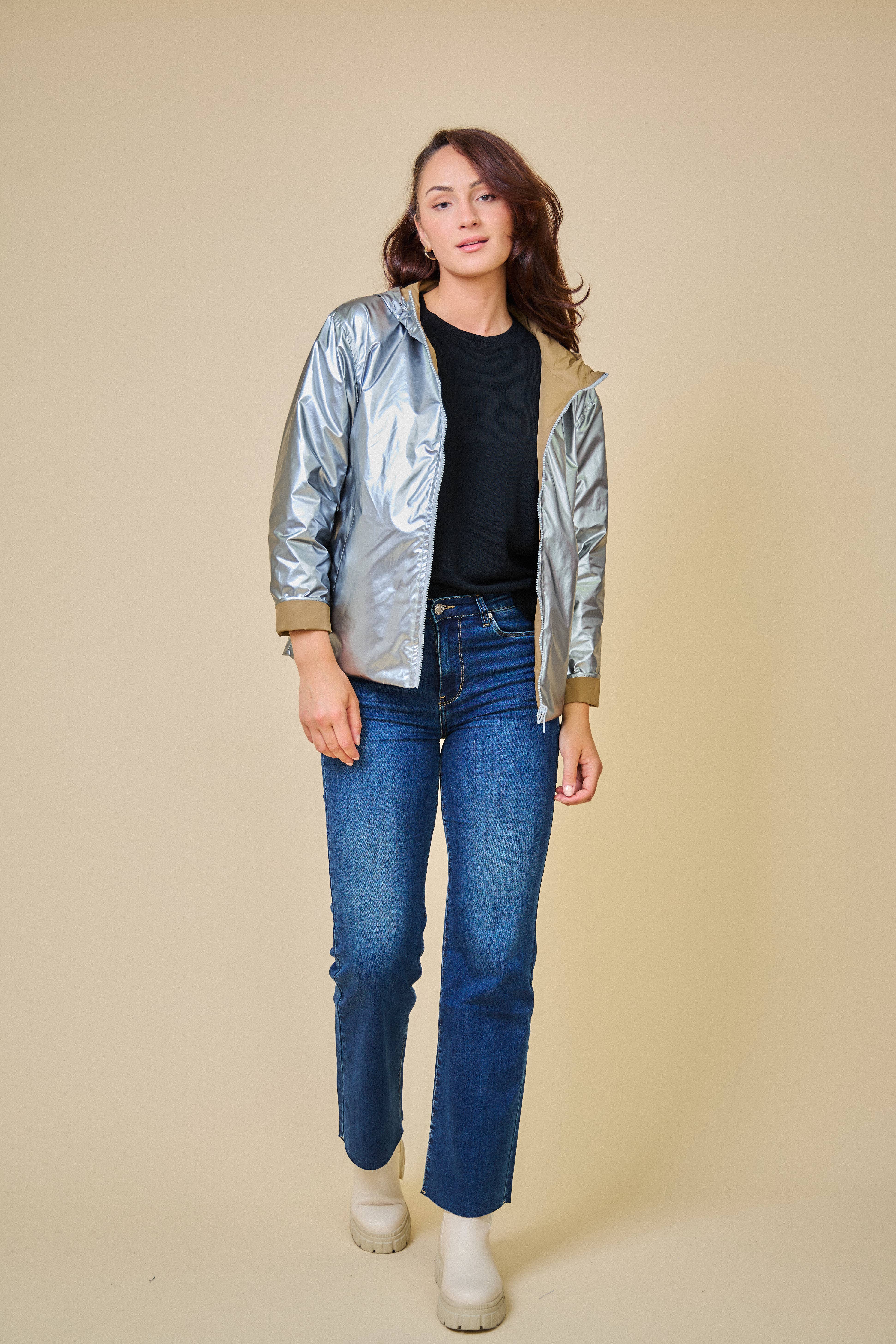 Escandelle Paris - Vendita all'ingrosso Parka - Donna - Parka corta reversibile4