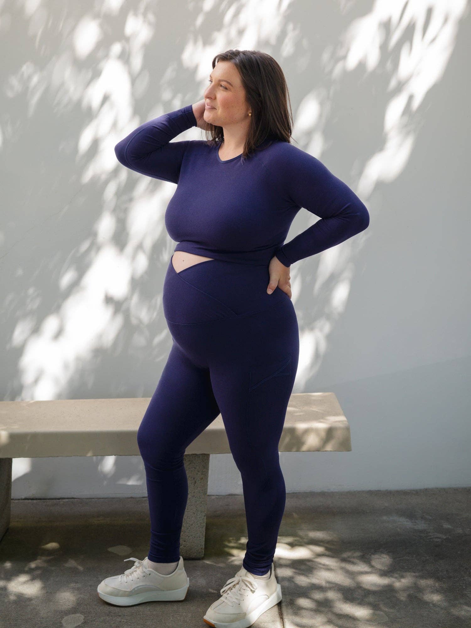 Kindred Bravely - Wholesale Fashion Leggings - Maternity - Sublime®️ Bamboo Maternity & Postpartum Crossover Legging6