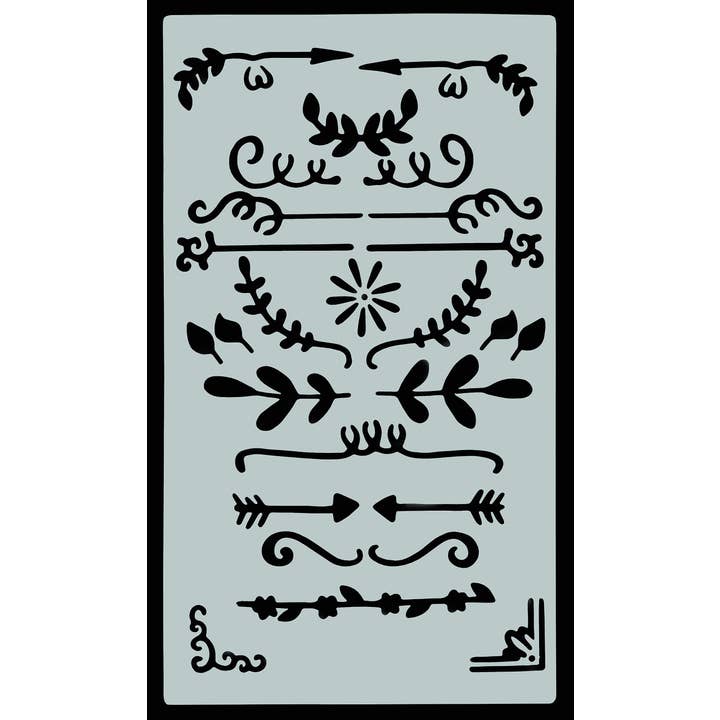 Peter Pauper Press - Wholesale Stencil/Craft Die - Essentials Dotted Journal Stencil Set3