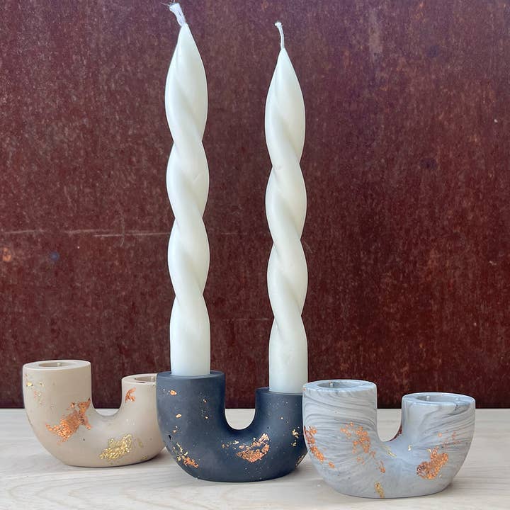 Well Hello Studio - Wholesale Candle Holder - Gold Rush U-Shape Candle Holder6