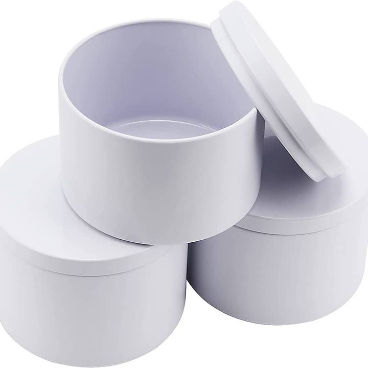 River Birch Candles - Wholesale Food Storage Container - Empty 8oz Luxury Tins - Straight sided Style