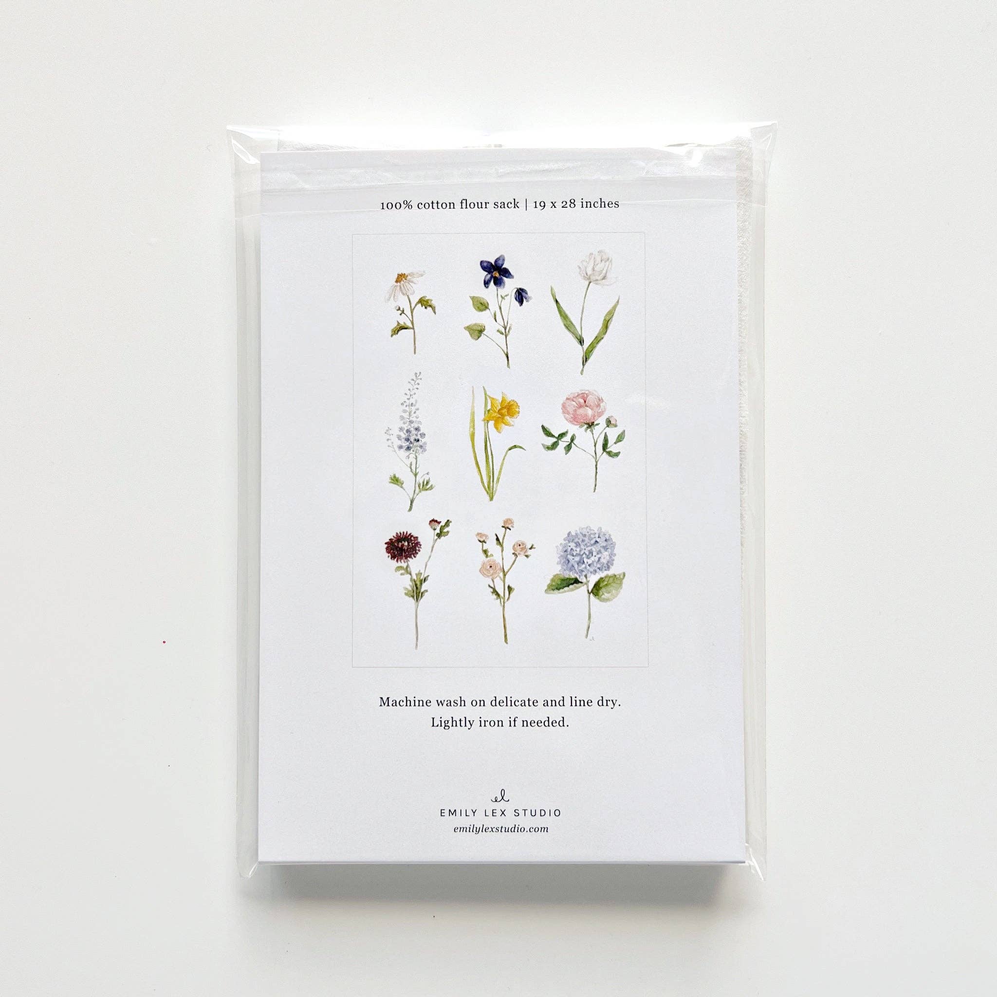 emily lex studio - Wholesale Tea towel - garden flowers tea towel3