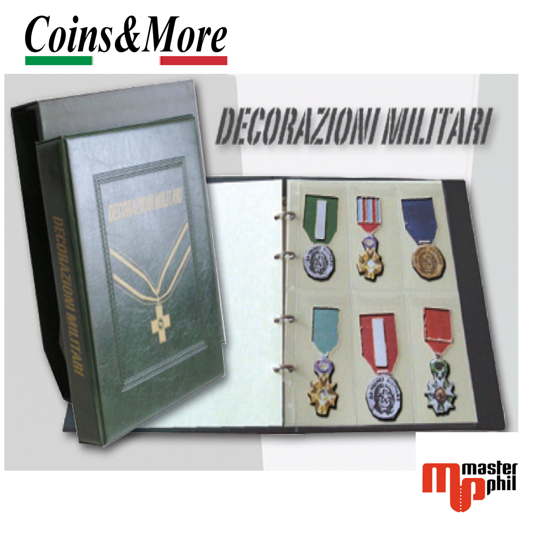 Coins&More - Wholesale Decorative Box - MasterPhil Album Binder with Medal Case3